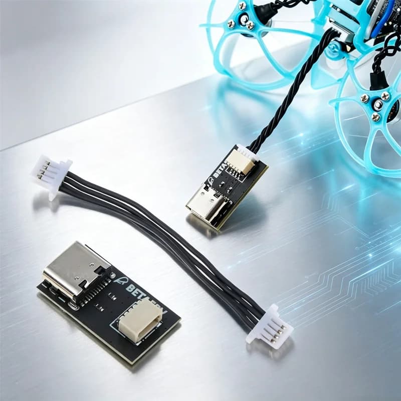NEW FPV Drone Flight Controller Config Adapter Type-C to JST-SH 1.0mm Cable Board for Betaflight CLI Tuning Racing Quad Build