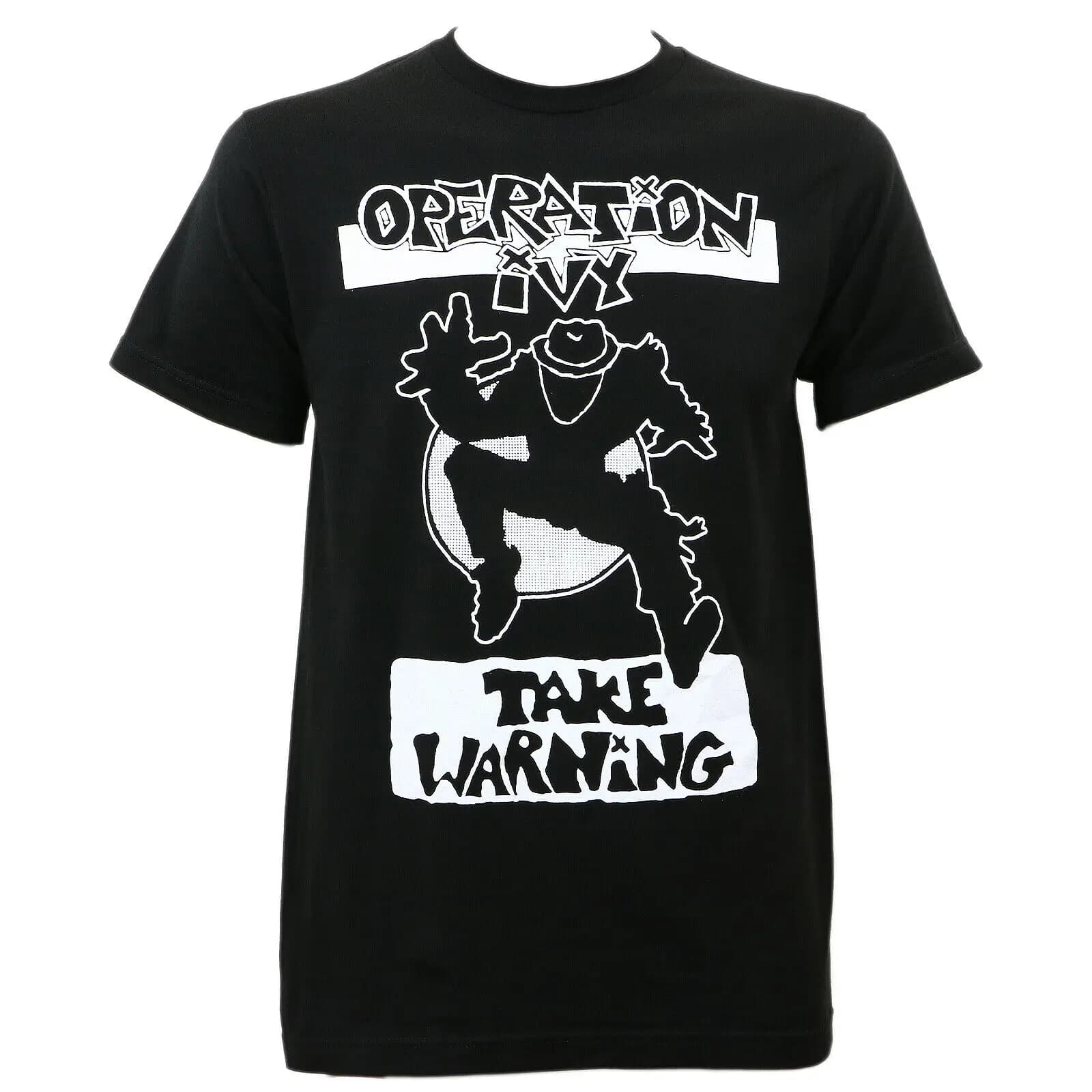 Operazione autentica IVY Take Warning Ska Punk Slim-Fit t-shirt S M L XL 2XL nuovo