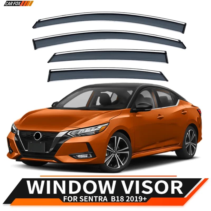 Per Nissan Sentra 2012-2019 Finestra di Automobile Visiera Tenda Shelter Parabrezza Finestra Laterale Pioggia Parasole Accessori Auto Car Styling