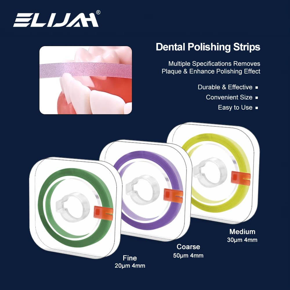 ELIJAH 1 Roll Dental Polishing Strip Roll 6m*4mm Resin Teeth Grinding Whitening Sanding Shaping Dental Tools Dentist Material