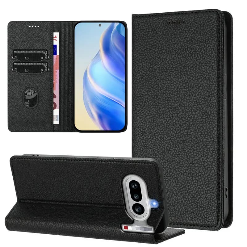 Flip Case For Nothing Phone 4A Pro 5G 2026 RFID Leather Texture Wallet Funda for Nothing Phone 4A Case Phone 4 A Pro Magnet Etui