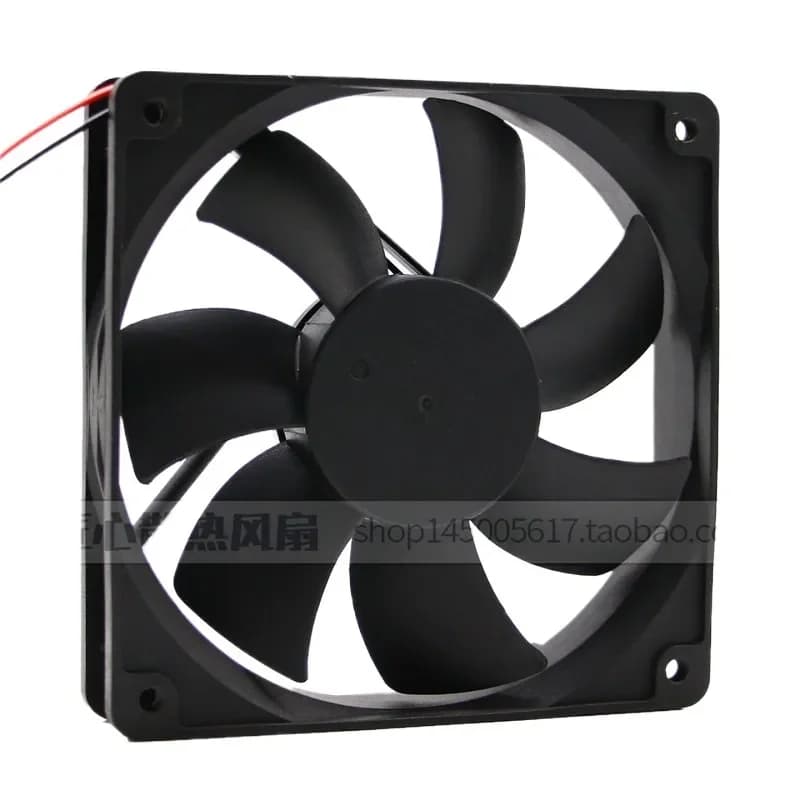 Original HKFAN 9C09E AB12025S12 12V 0.65A EP 12cm 2 Cable Fan for Server