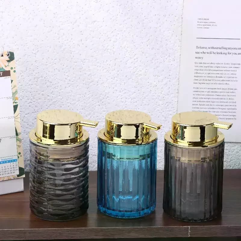 Contenitore per lavaggio a mano Dispenser di schiuma Design Decorazione da appoggio Bottiglia di schiuma di sapone dispenser per schiuma a mano da 250 ml