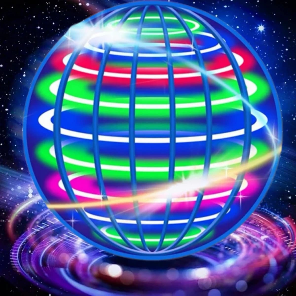 Giocattoli Volanti Spinner, Palla Volante Controllabile, Boomerang Magico, Flyorb, Drone Magico, Orb Volante, Fly Nova, Regalo per Bambini