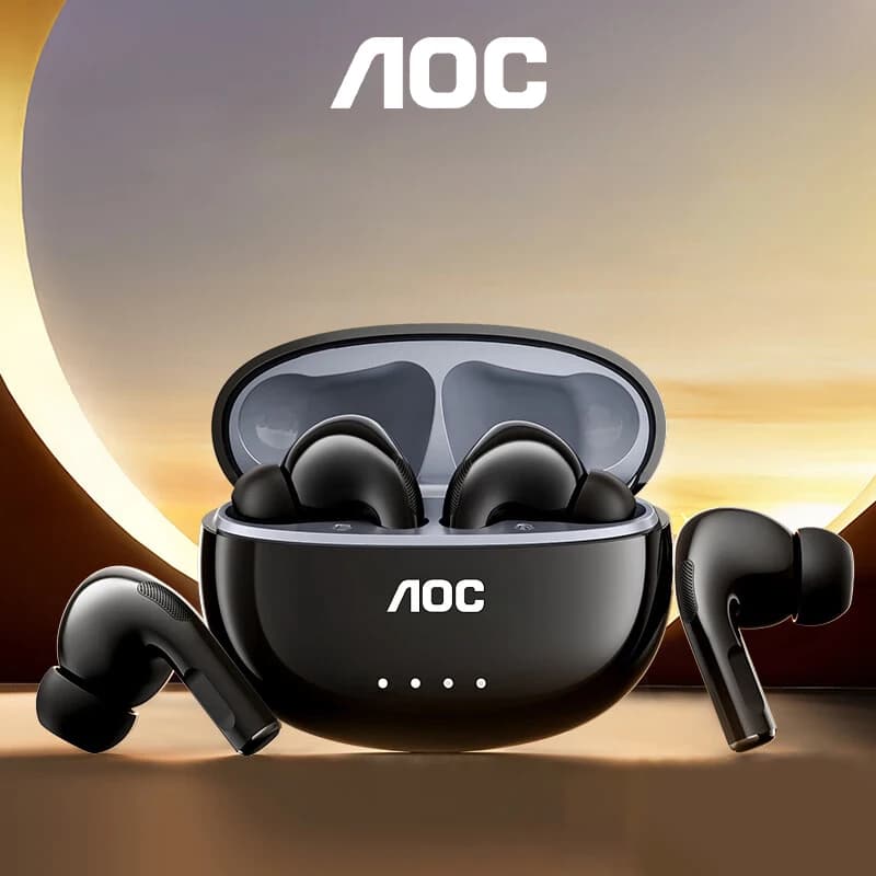 Choice AOC TWS Bluetooth Sportive Wireless Pro 6 Gaming Headphones Low Latenza Auricolari Musical with Microphone LP5