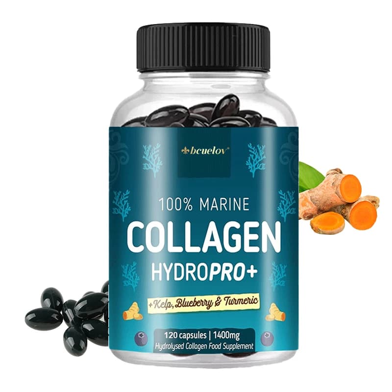 Sea collagen capsules, promote skin health, antioxidant and anti-aging benefits, and promote the immune system.