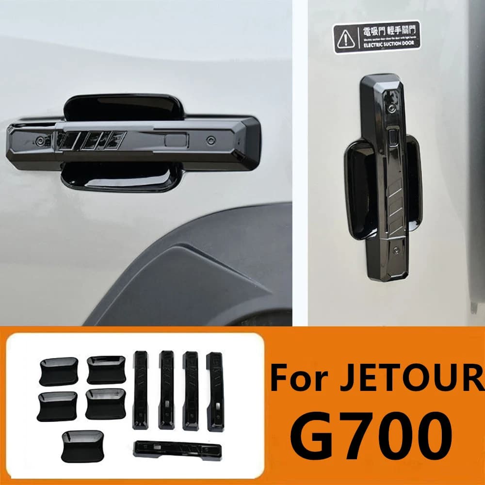 Car Door Handles Door Bowls Protective Stickers Decorative Accessories for CHERY JETOUR G700 2025 2026 Tailgate Handles Cover