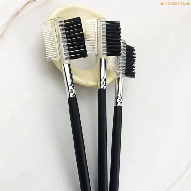 K1AE Double-sided Dog Eye Comb Double for Head Grooming Brush Multipurpose Tool for Small Pet for Cat Dogs Removing Crust and