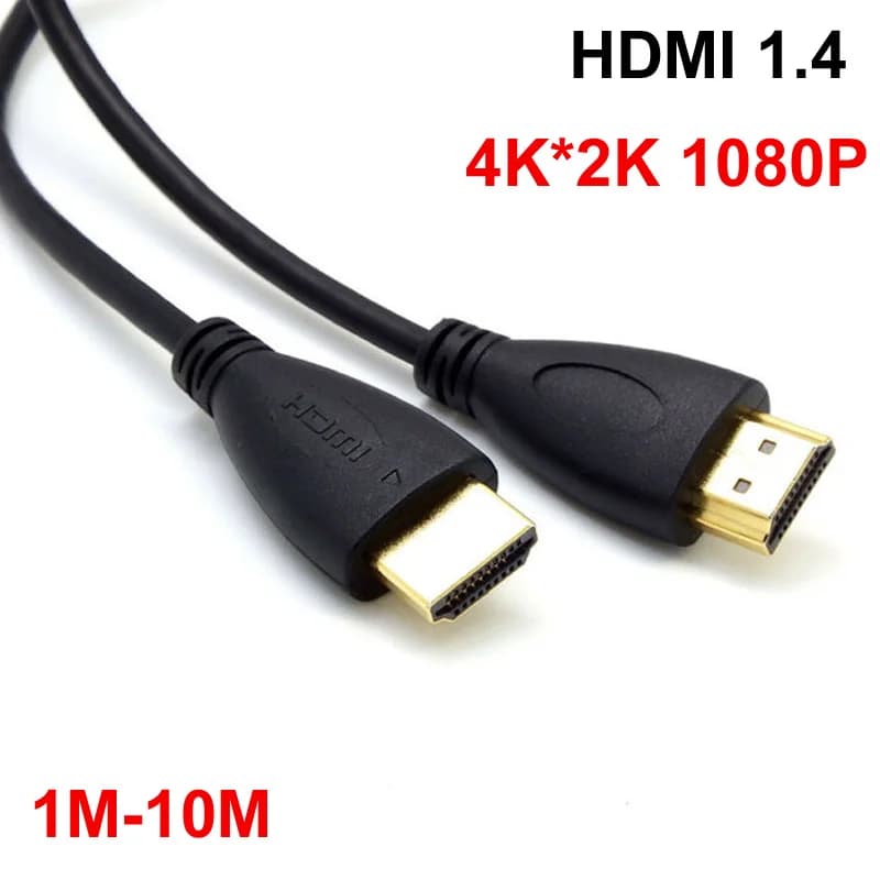 0.5M 1M 1.5M 1M 2M 3M 5M 10M 15M Cavo compatibile HDMI placcato oro 1.4 1080p 4K Cavi video 3D per commutatore splitter HDTV
