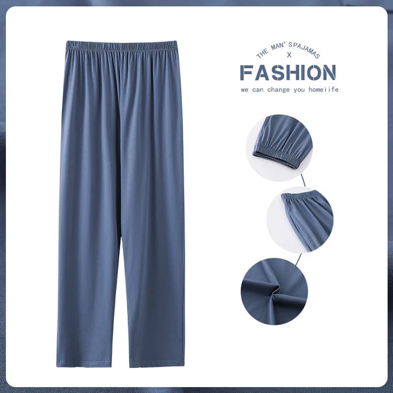 Summer Men's Modal Sleeping Pants Solid Sleep Trousers Mens Pajamas Bottoms Soft Sleepwear Pyjama Homewear 2023 Spring Autumn