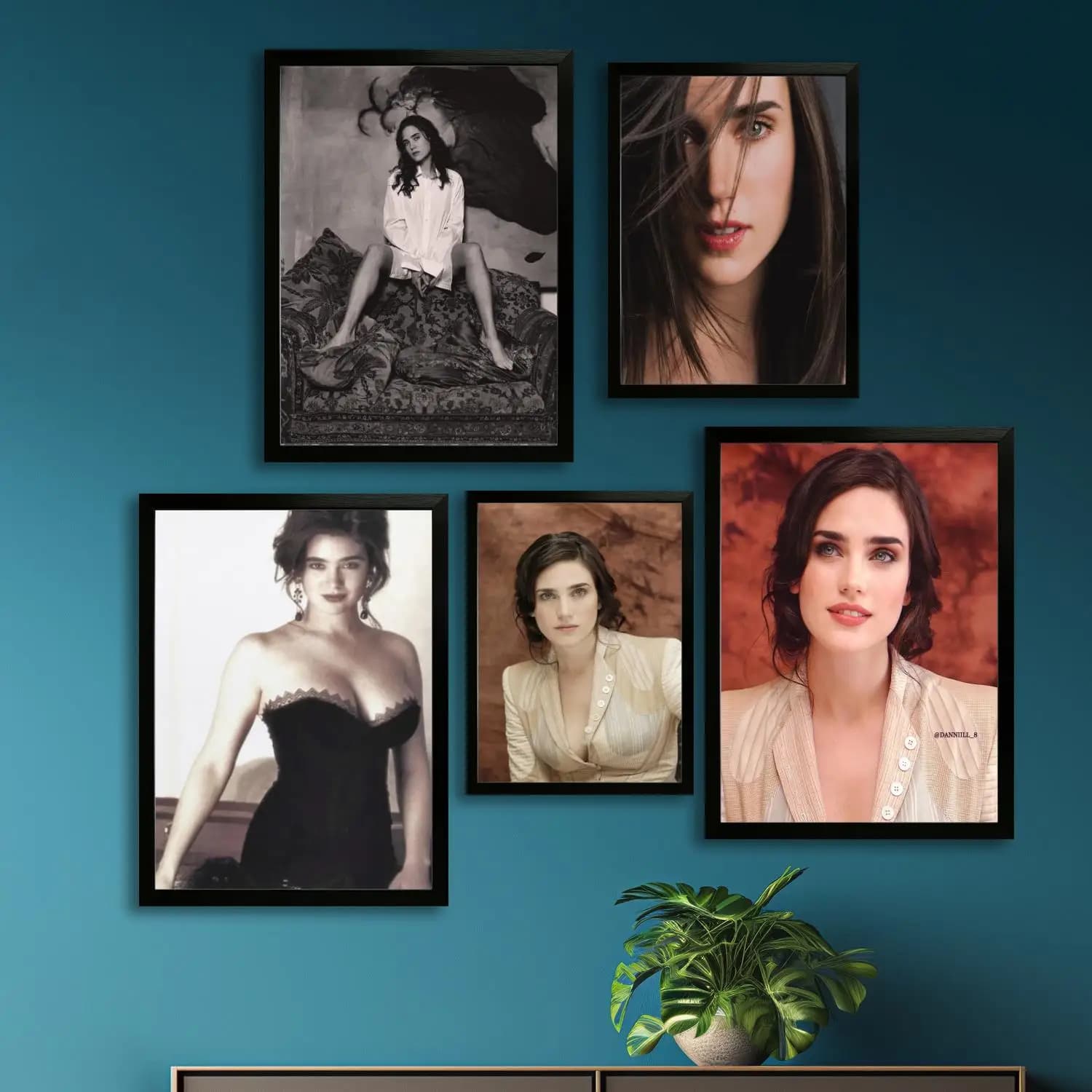 jennifer connelly Canvas Art Poster and Wall Art, Picture Print, Modern Family Bedroom Decor,Decorative painting