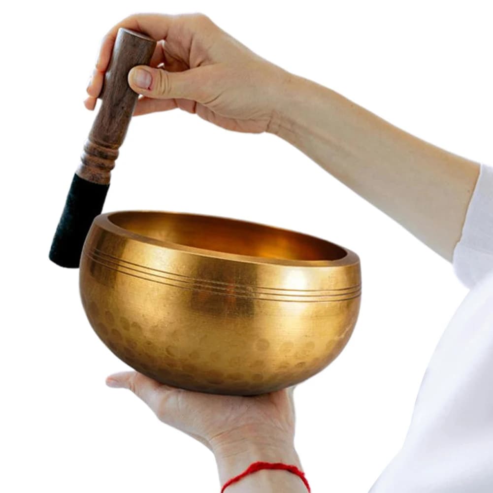 Singing Bowl Set Meditation Singing Bowl Yoga Meditation Chanting Bowl for Yoga Chakra Healing Mindfulness Stress Relief