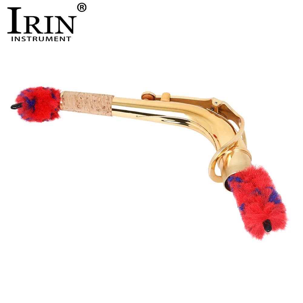 IRIN Saxophone Neck Brush Alto/Tenor/Soprano Sax Cleaning Brush Saxophone Maintain Tool Woodwind Instruments Parts & Accessories