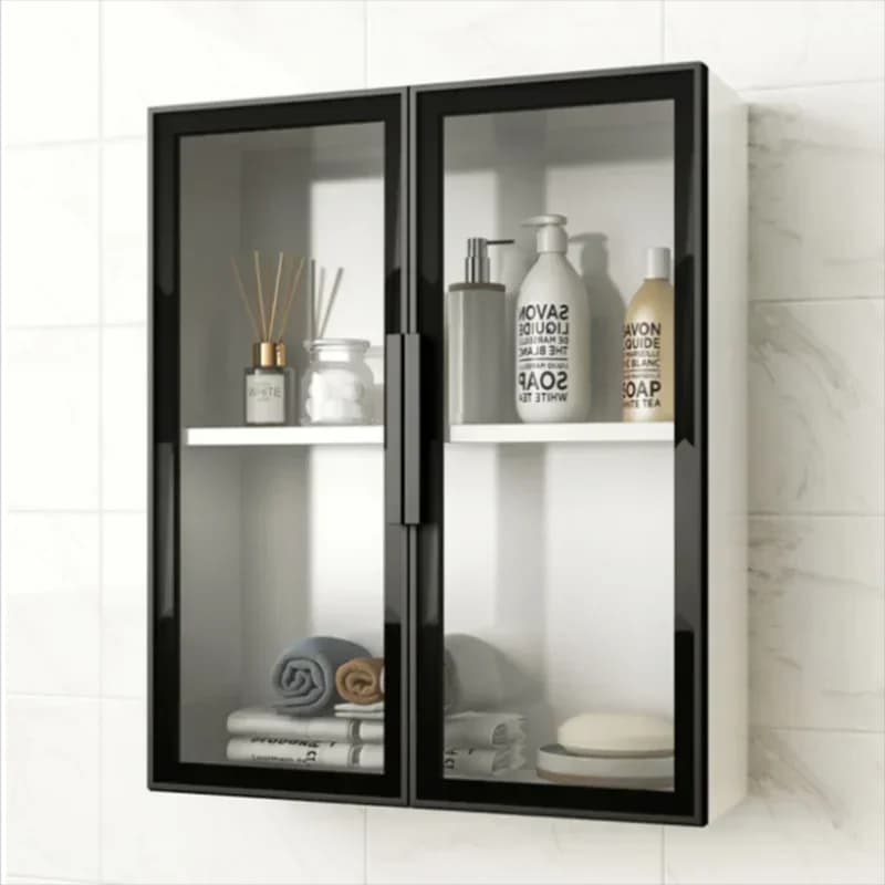 Per armadietti salvaspazio Armadi da bagno estetici stretti in miniatura Mobili da cucina in vetro Meuble De Rangement