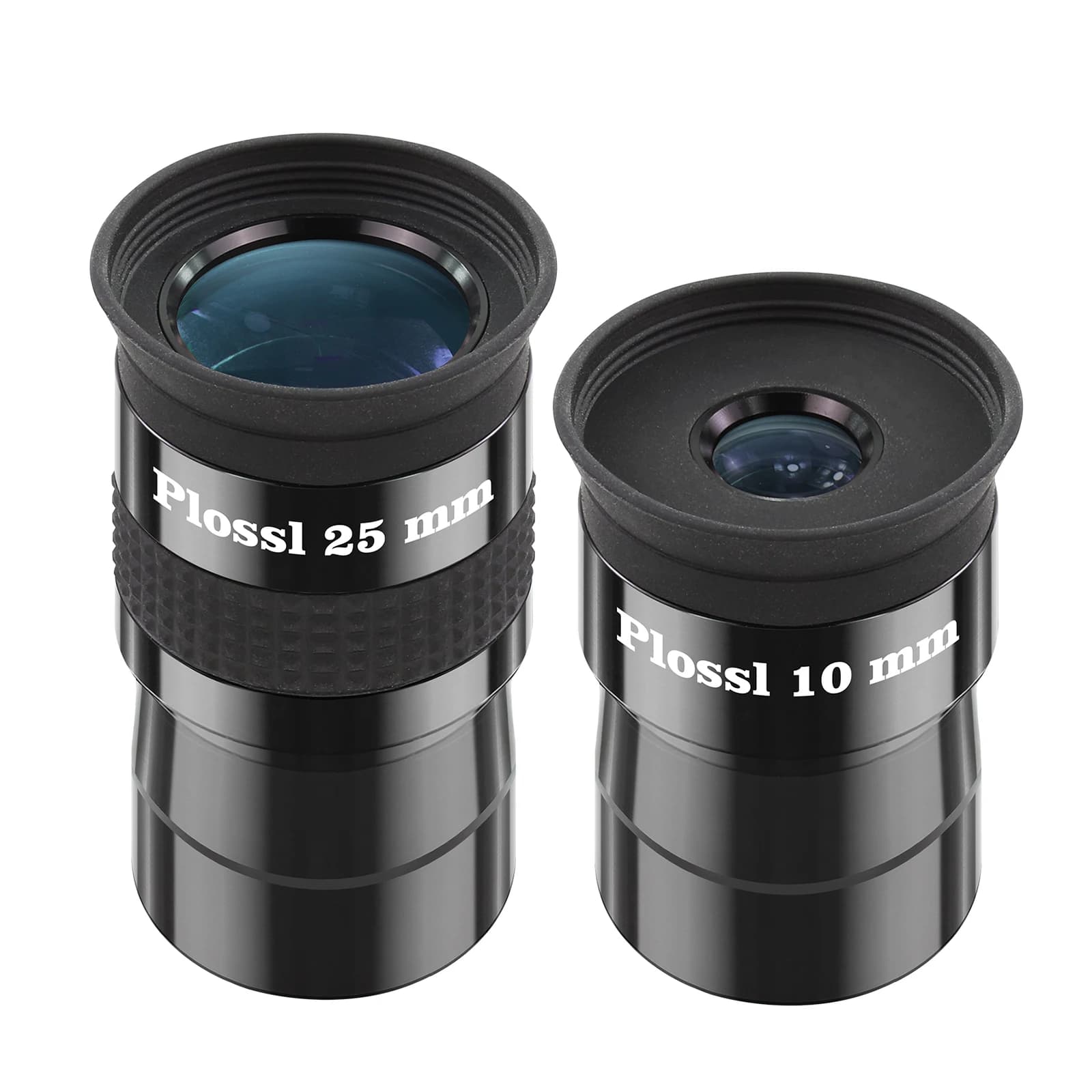 50 Degree Plossl PL 10mm/25mm Telescope Eyepiece 1.25 inch FMC Fully Multi-Coated Lens Astronomical Telescope AccessorLook Moo