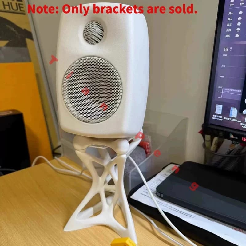 For Genelec 8020 G2 Studio Monitor Speaker Adjustable Desktop Stand Alternative To OEM Original Heightening Mount Bracket