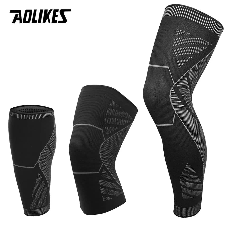 AOLIKES 1PCS Sports Compression Knee Pads Elastic Support Knee Pads Fitness Equipment Basketball Cycling