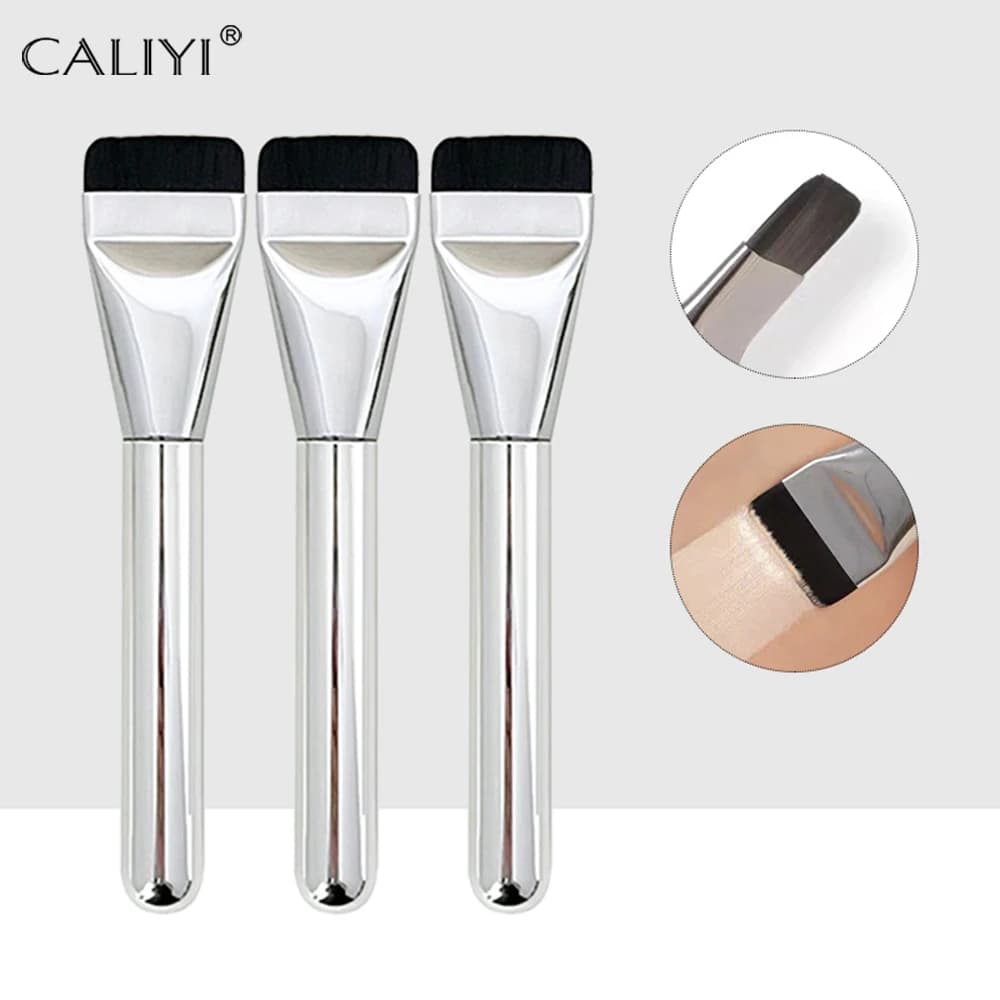 CALIYI Ultra Thin Foundation Brush Light Plate Contour Brush Cream Background Brush Makeup Brushes Makeup Tools