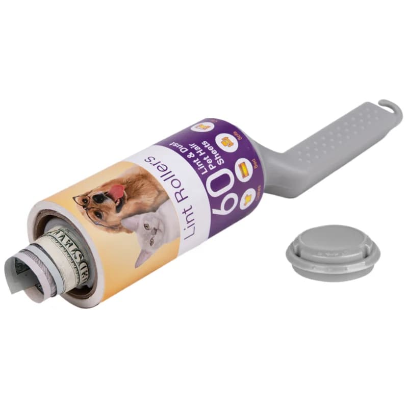 Nascondere posti per oggetti di valore Vestiti Lint Roller Diversion Casseforti Scomparto segreto multifunzionale Articoli Casseforti travestiti Segreto