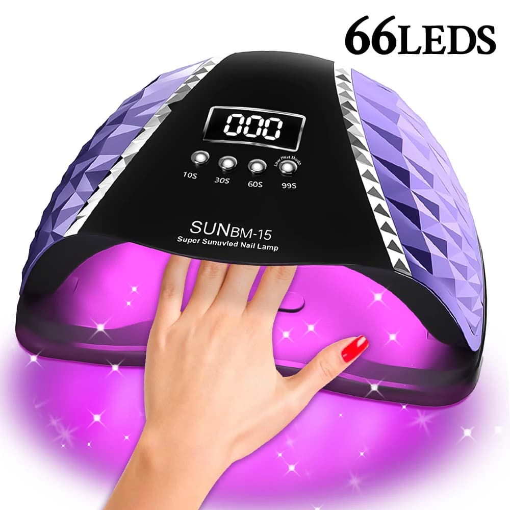 DianaBeauty LED UV Lamp for Nails, 66 LED, Polished Dry with Automatic Movement Sensor, Professional UV Light Cabin for Manicure