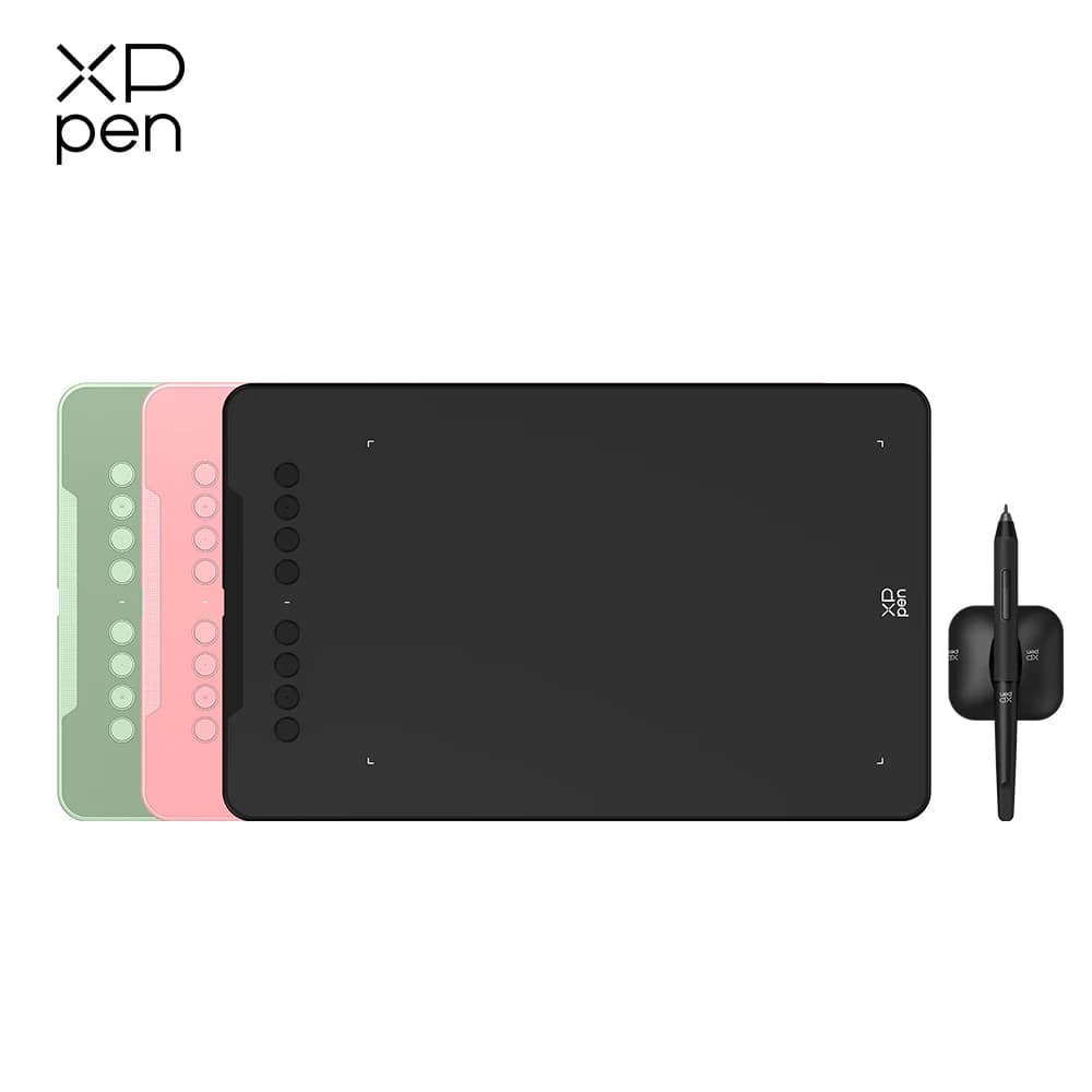 XPPen Deco01V3 Tavoletta Grafica 10 Pollici, Tablet Digitale per Disegno in 3 Colori, 16384 Livelli, 60 Gradi di Inclinazione, per Arte e Animazione, Compatibile con Android, Windows e Mac