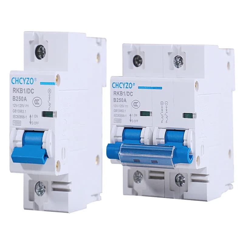 1P 2P DC Interruttore 12V 24V 36V 48V 96V 120V DC Interruttore 100A 200A 250A Protezione batteria solare Auto Ricarica Pila Isolatore