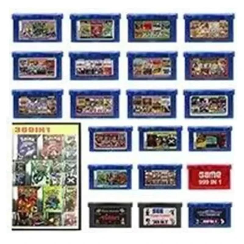 Scheda di gioco per console a 32 bit, cartuccia combinata GBA 999 in 1, 12 in 1, 369 in 1, EG001 EN002, scheda combinata per GBA/SP/DS