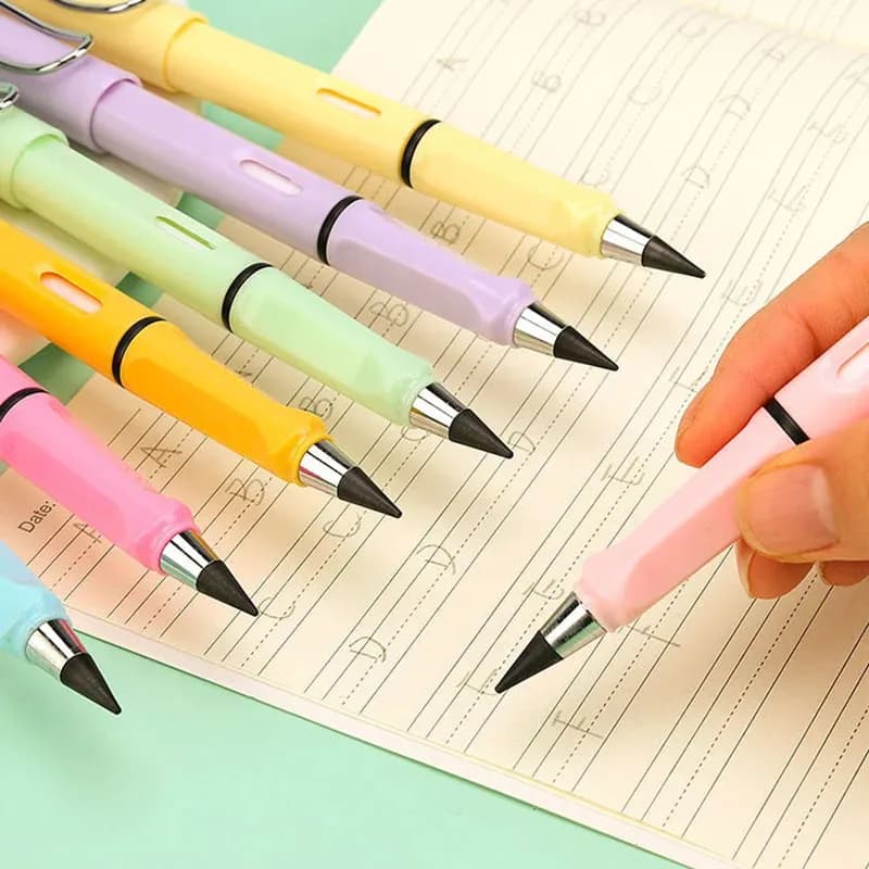 1/4/8pc Nuova Tecnologia Matita di Scrittura Illimitata Senza Inchiostro Novità Penna Arte Schizzo Strumenti di Pittura Regalo Del Capretto Materiale Scolastico di Cancelleria