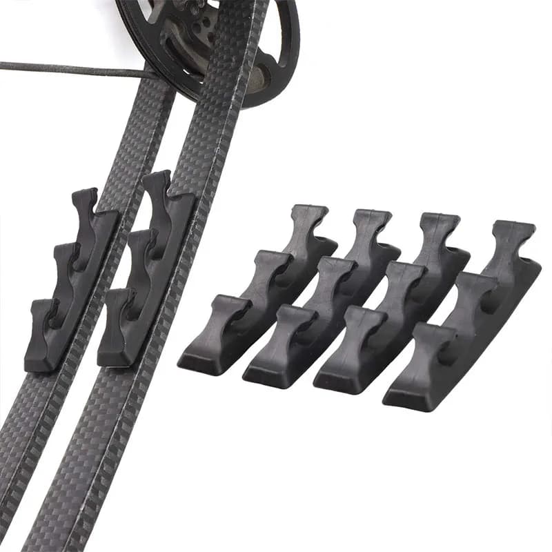 4pcs Archery Compound Bow Limb Stabilizer Shock Absorber Dampener Vibration Target Hunting Shooting Accessories