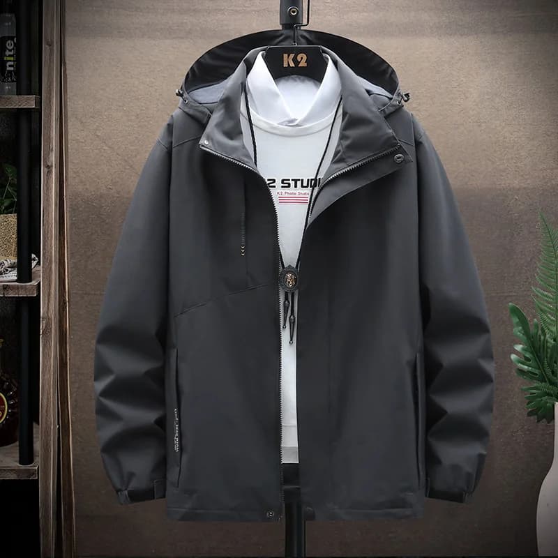 Men's Wind Jacket Waterproof Men's Coat Spring Autumn Men's Fashion Men's Jacket Outdoor Plus Size 6XL 7XL