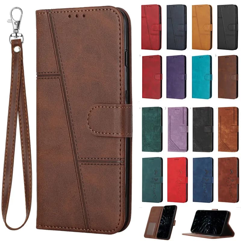 For OPPO Reno 14 Pro Case Flip Wallet Book Cover on for Coque Oppo Reno 14 Reno14 F Pro 14Pro 14F Leather Protective Phone Case