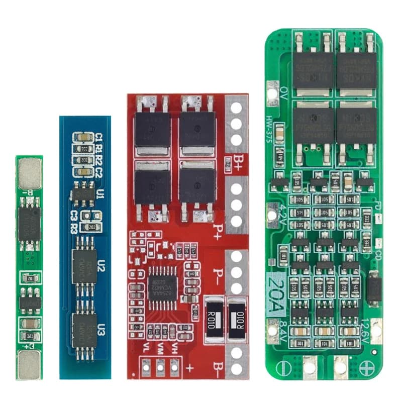 1S 2S 3S 4S 3A 20A 30A Lithium Ion Battery 18650 Lithium Ion Battery PCB BMS Charger Drill Engine Protection Card Lipo cell Module