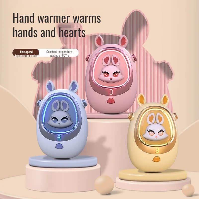 Scaldamani per studenti power bank simpatico animale domestico scaldamani due in uno scaldamani una settimana regalo per fidanzata fidanzata invernale tenuto in mano