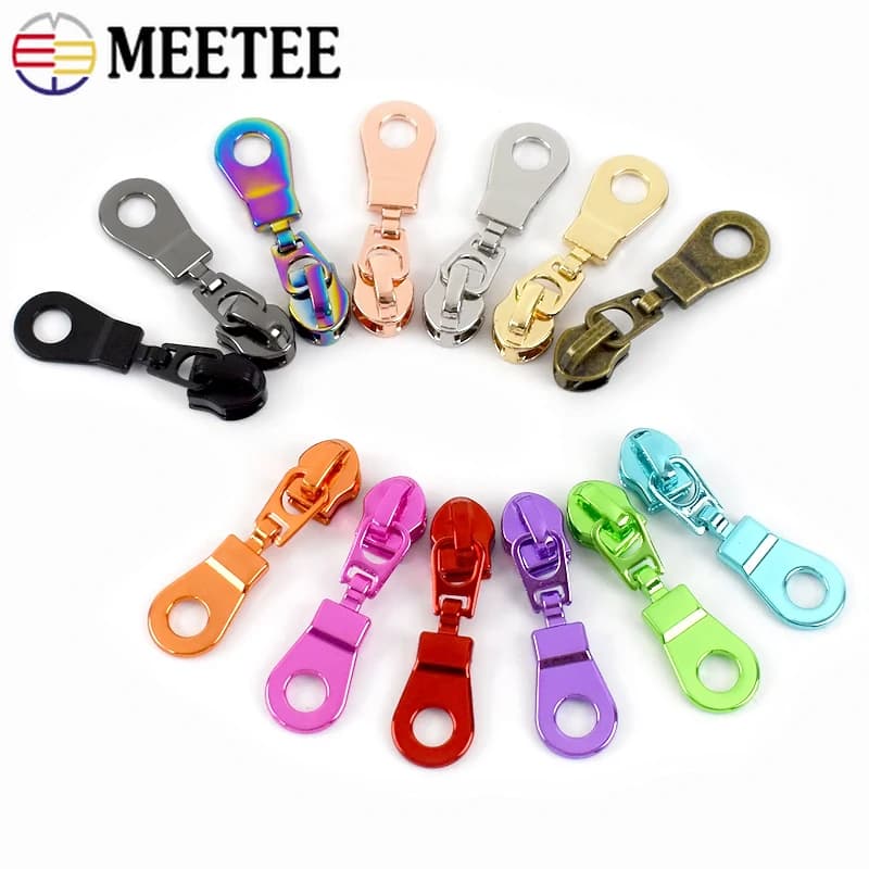 10/20/50Pz 5 # Cursore per Cerniera in Nylon per Borse, Vestiti, Decorazioni, Testa di Cerniera, Kit Riparazione Cerniere Valigie, Ricambio Fai da Te, Accessori per Cucito