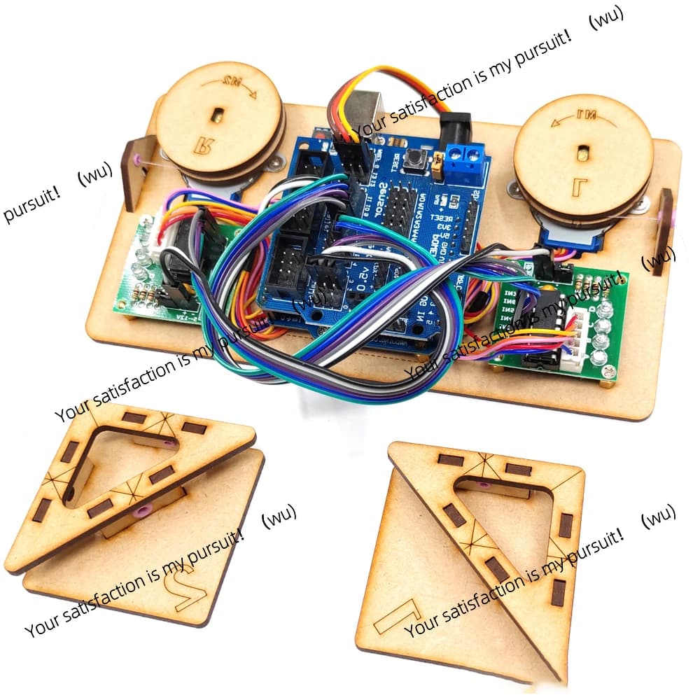 Suitable for design of Arduino robot projects with cable plotter engine, programmable toy tea kit