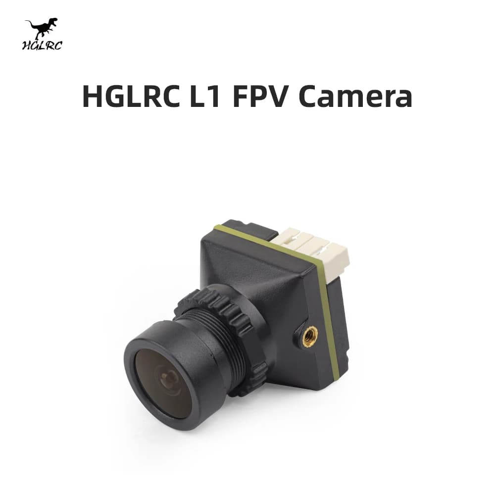 HGLRC L1 FPV Camera 1200TVL HD Low Latency Night Vision 5V-24V Wide Angle for RC Drone