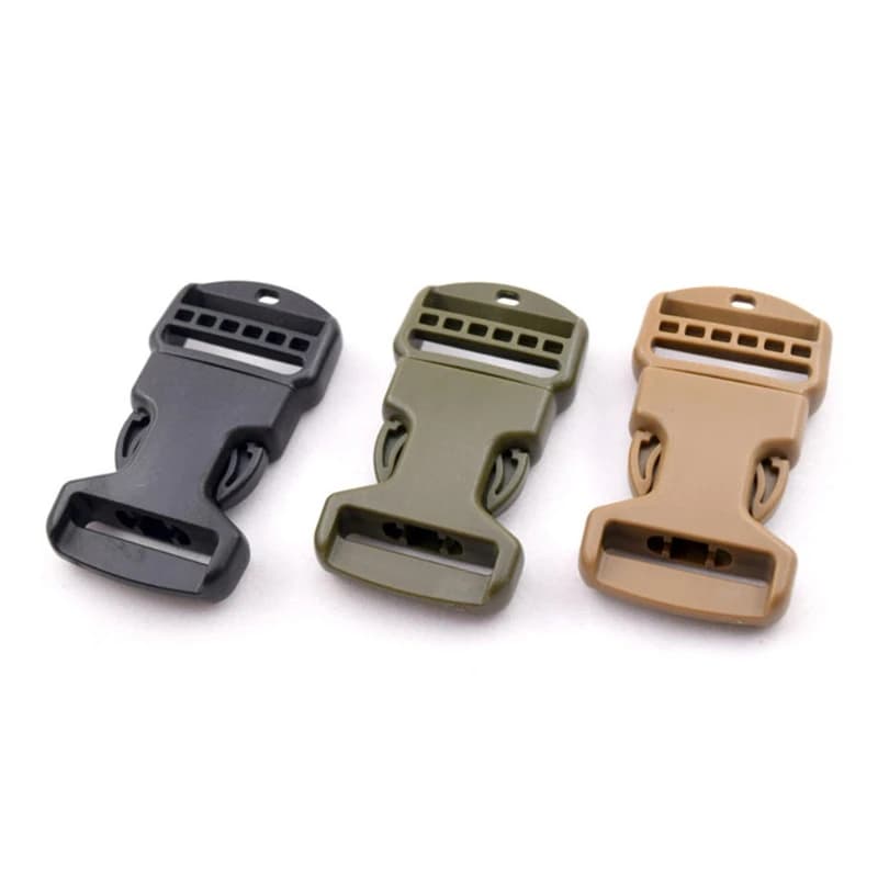 2/5/10 Pezzi Fibbia a Sgancio Rapido da 32mm in Plastica Tattica per Cinghie, Clip per Zaini e Borse da Esterno, Fibbia per Cinture in POM - Vendita all'Ingrosso