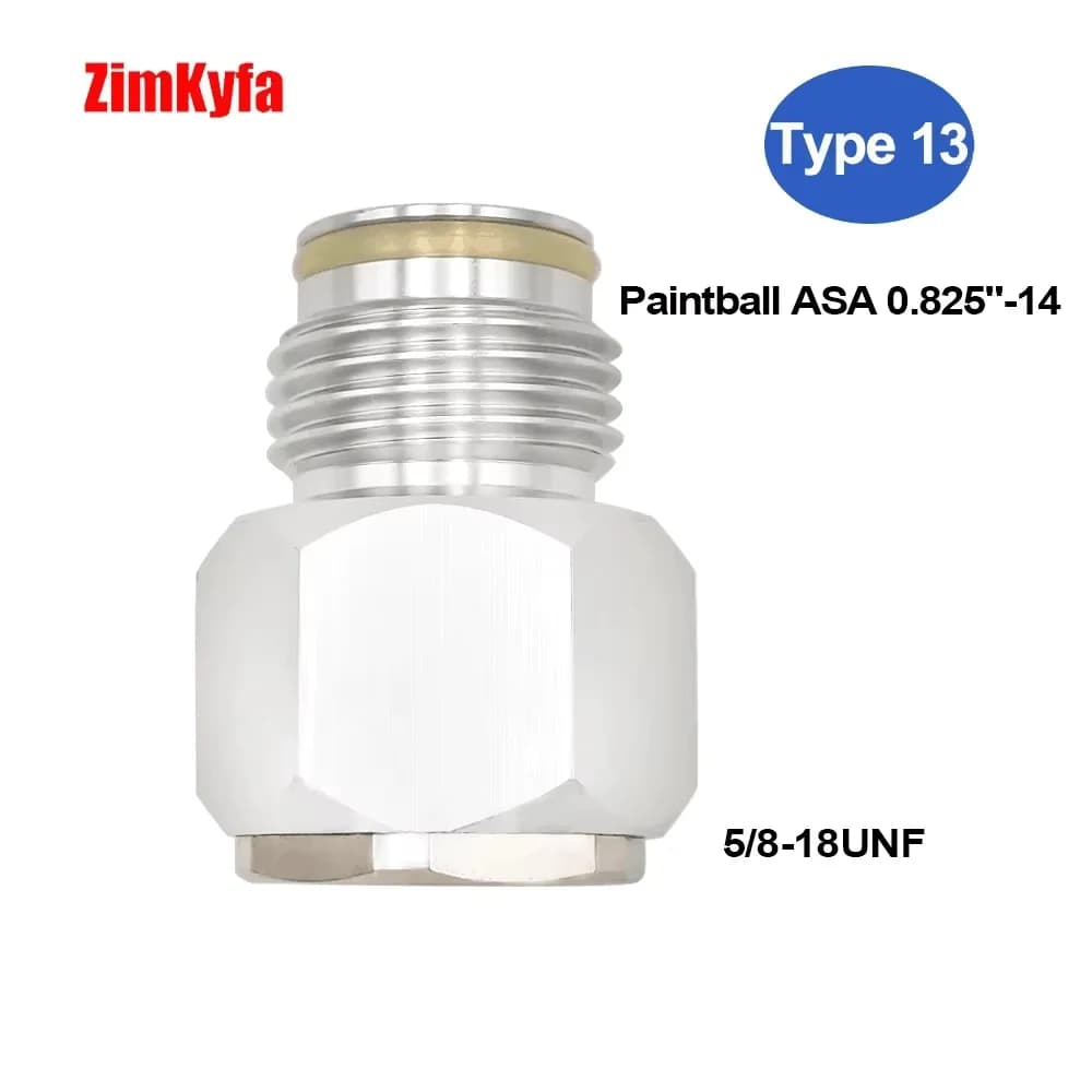 74g CO2 5/8-18UNF Capsule Regulator Canister Adapter Converter to G1/2-14 0.825-14NGO Tank Threads for Aquarium Homebrew