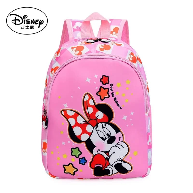 Nuovo zaino per bambini Disney di Topolino e Minnie, borsa da scuola multifunzionale per l'asilo con cartoni animati