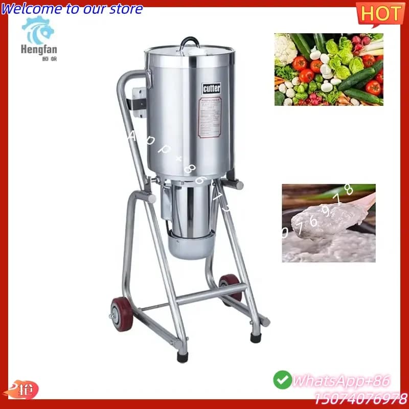 2026 High Performance Commercial Vegetable & Meat Chopper Commercial Food Blender Meat and Vegetable Cutting Machine