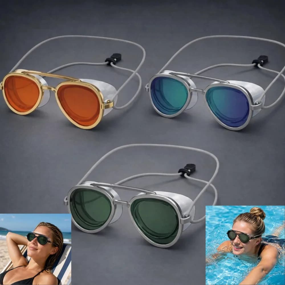 UV Protection Adults Outdoor Training Blu-ray Swim Glasses 2026New Sunny Unisex Swim Goggles Full-view Anti-fog Swimming Goggles