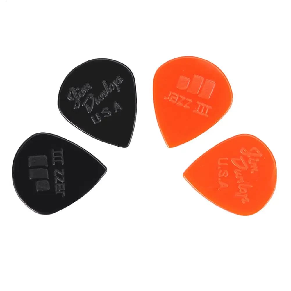 20Pcs Guitar Picks Tortex Jazz III XL Guitar Pick Plectrum Mediator Guitar Parts Accessory Colorful Guitar Nylon Picks