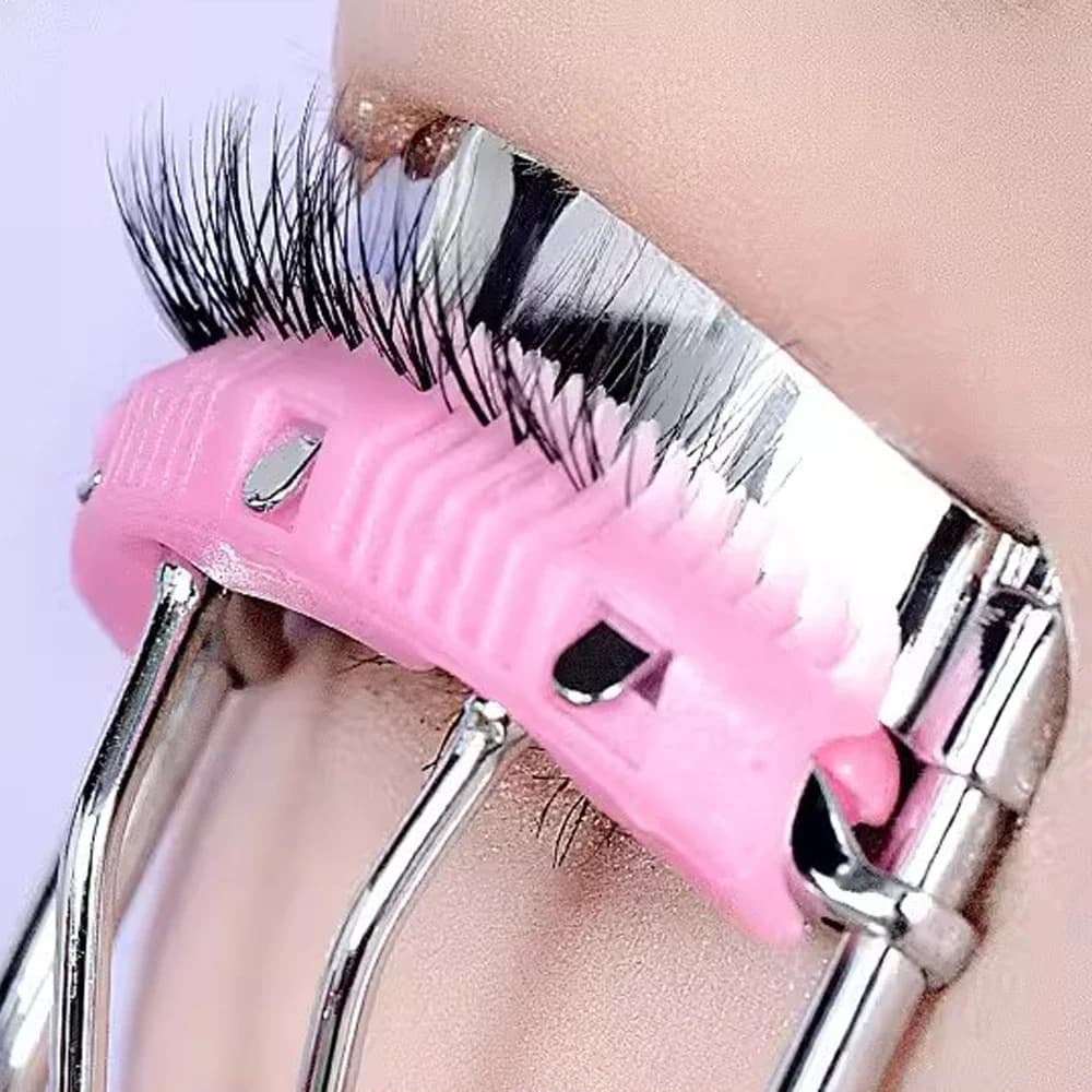 2 pcs Strawberry Pettine Curl Natural Palpebra Novice Portable Sunflowers Grandangle Piegaciglia 3D Stainless Steel Eyes