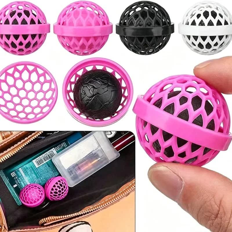 Reusable Lint Roller Backpack Clean Ball - Sticky Dust Remover Brush for Clothes Pet Hair Furniture Car Travel