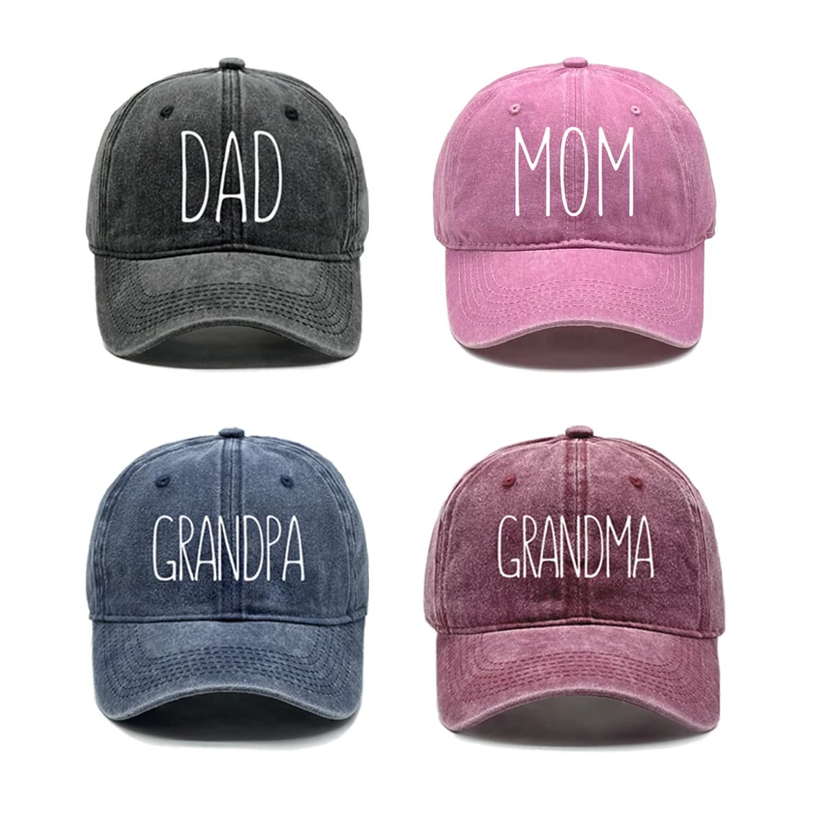 Fashion Women Men Hat Sport Visors Snapback Cap DAD MOM Transfer Print Cotton Baseball Cap Sun Hat Breathable Outdoor Caps