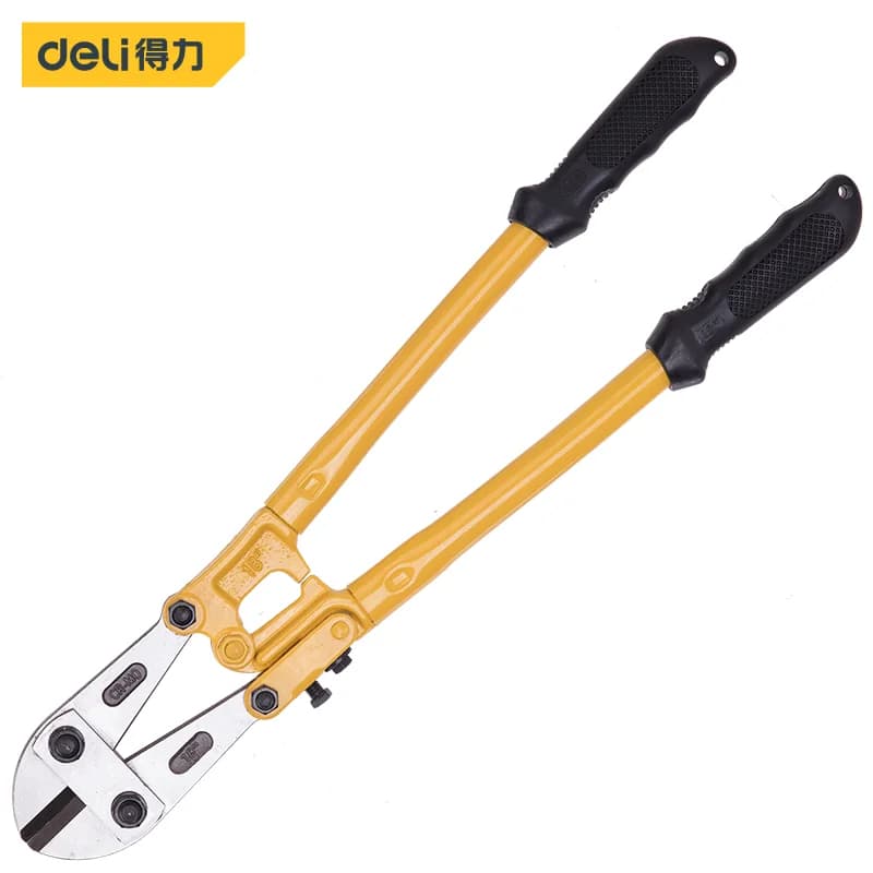 Deli 1PCS 12/14 pollici Risparmio di manodopera Bullone Cutter Heavy Duty Addensare Filo Pinze da taglio Taglio Blocco Catena Frese Pinze Utensili manuali