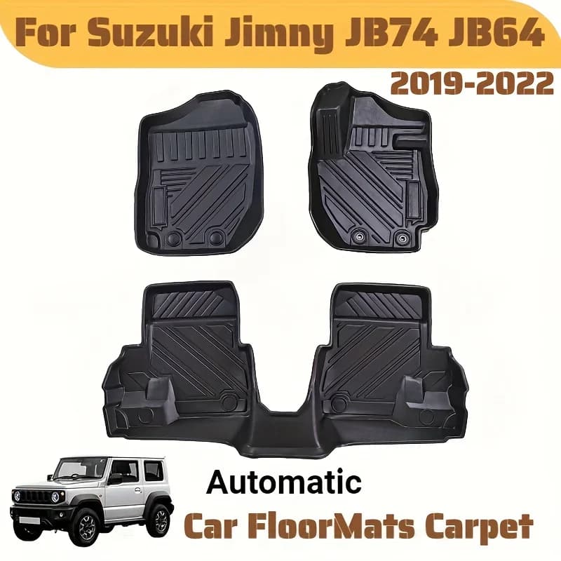 For Suzuki Jimny JB74 JB64 2019-2022 Car mats - 3 pieces, mats, mats for all seasons, car mats