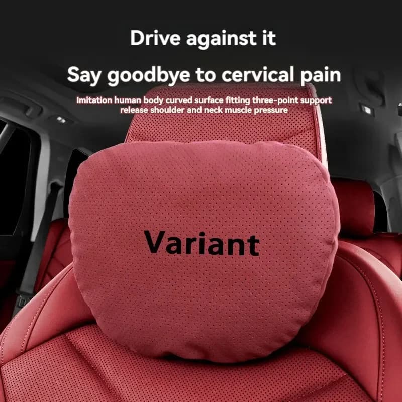 Cuscino Poggiatesta e Supporto Lombare Regolabile per Auto con Logo VW Volkswagen Variant