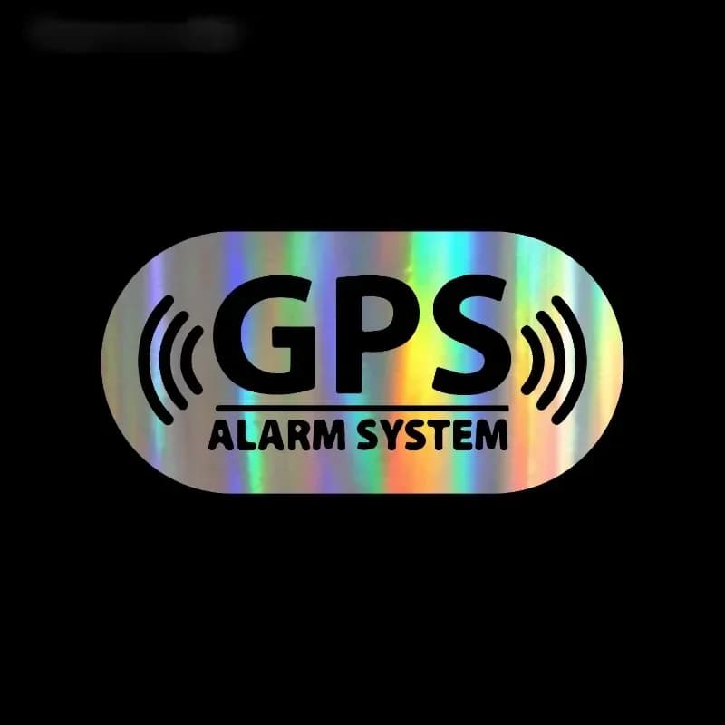 Per adesivi e decalcomanie per auto paraurti di allarme GPS nello Styling porta corpo finestra moto vinile 16cm * 8cm