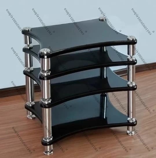 Piano Paint Amplifier Rack Sound Cabinet Speaker Ball Machine Equipment Shelf Shock Absorber Tripod Rack Cabinet